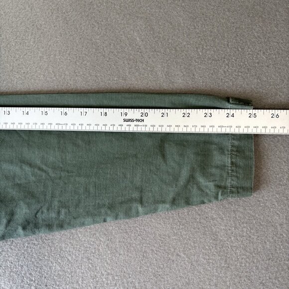 Plenty Humanwear Terence Snaps Shirt Mens M Green Ripstop Workwear Outdoor Coat - Picture 7 of 16